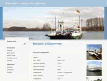 Tablet Screenshot of faehre-nierstein.de